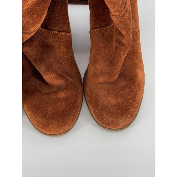 DR. SCHOLL'S Women's Cognac Leather Lydia Round-Toe Knee-High Boots SZ 7.5 - Picture 6 of 12